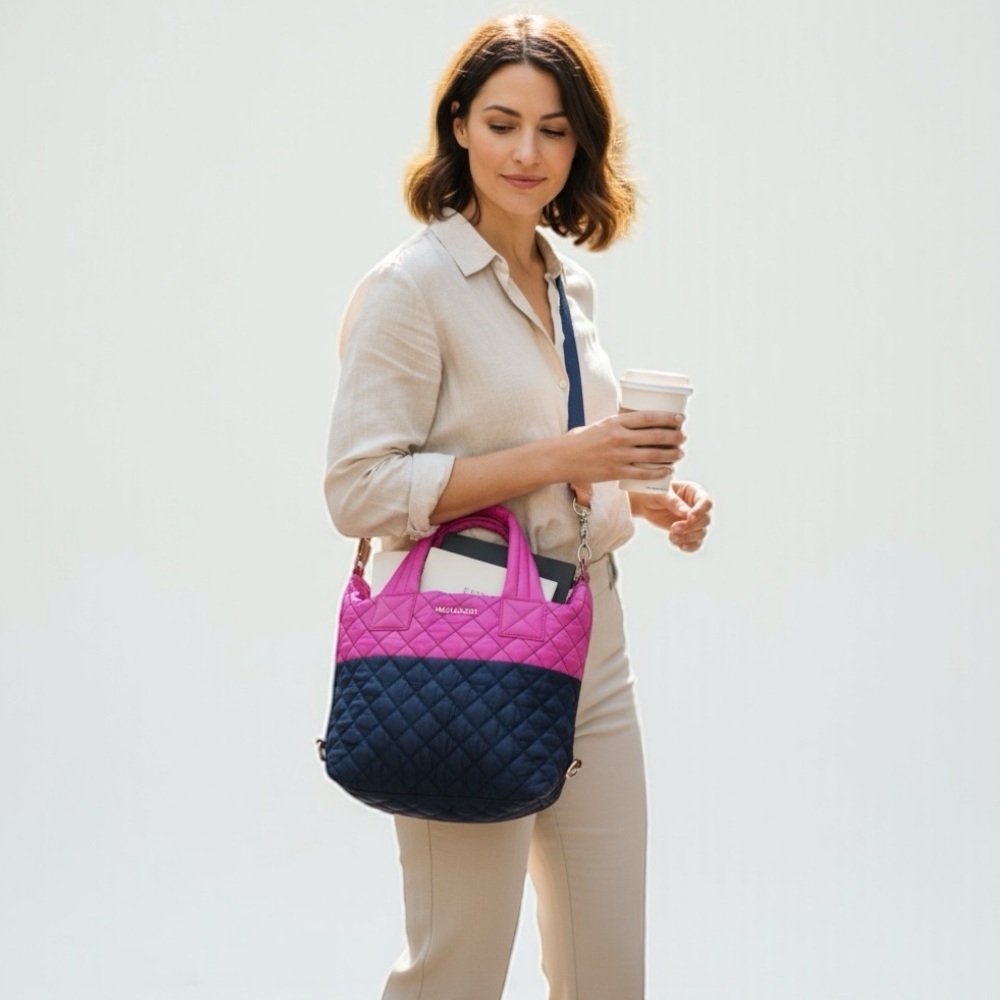 MZ Wallace Small Sutton Bag in Punch/Dawn